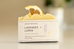 Lavender + Lemon Handcrafted Organic Body Soap