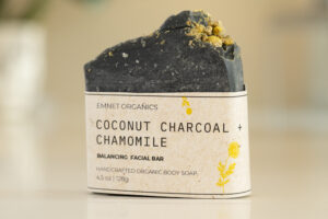 Coconut Charcoal + Chamomile Handcrafted Organic Body Soap